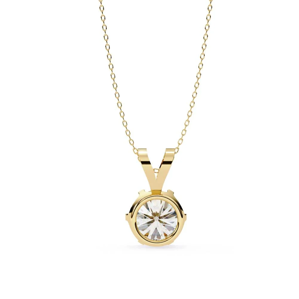 Single Diamond Necklace - Image 8