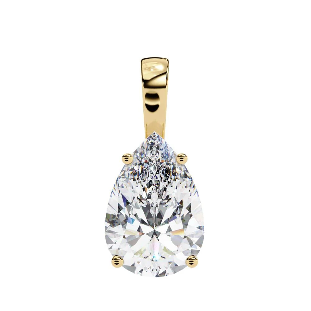 Teardrop Diamond Necklace - Image 6