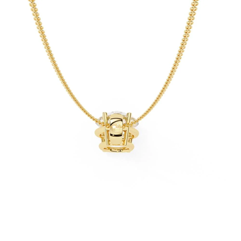 Teardrop Diamond Necklace - Image 7