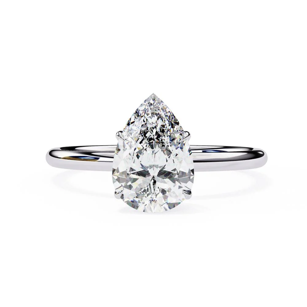 Teardrop Engagement Ring - Image 3