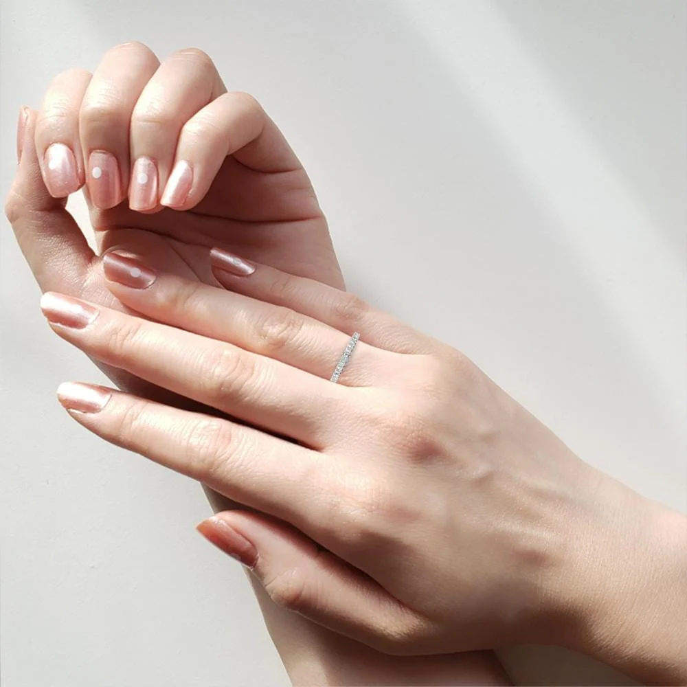 U Prong Eternity Band - Image 4