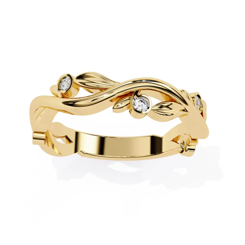 Unique Stackable Wedding Band - Image 5