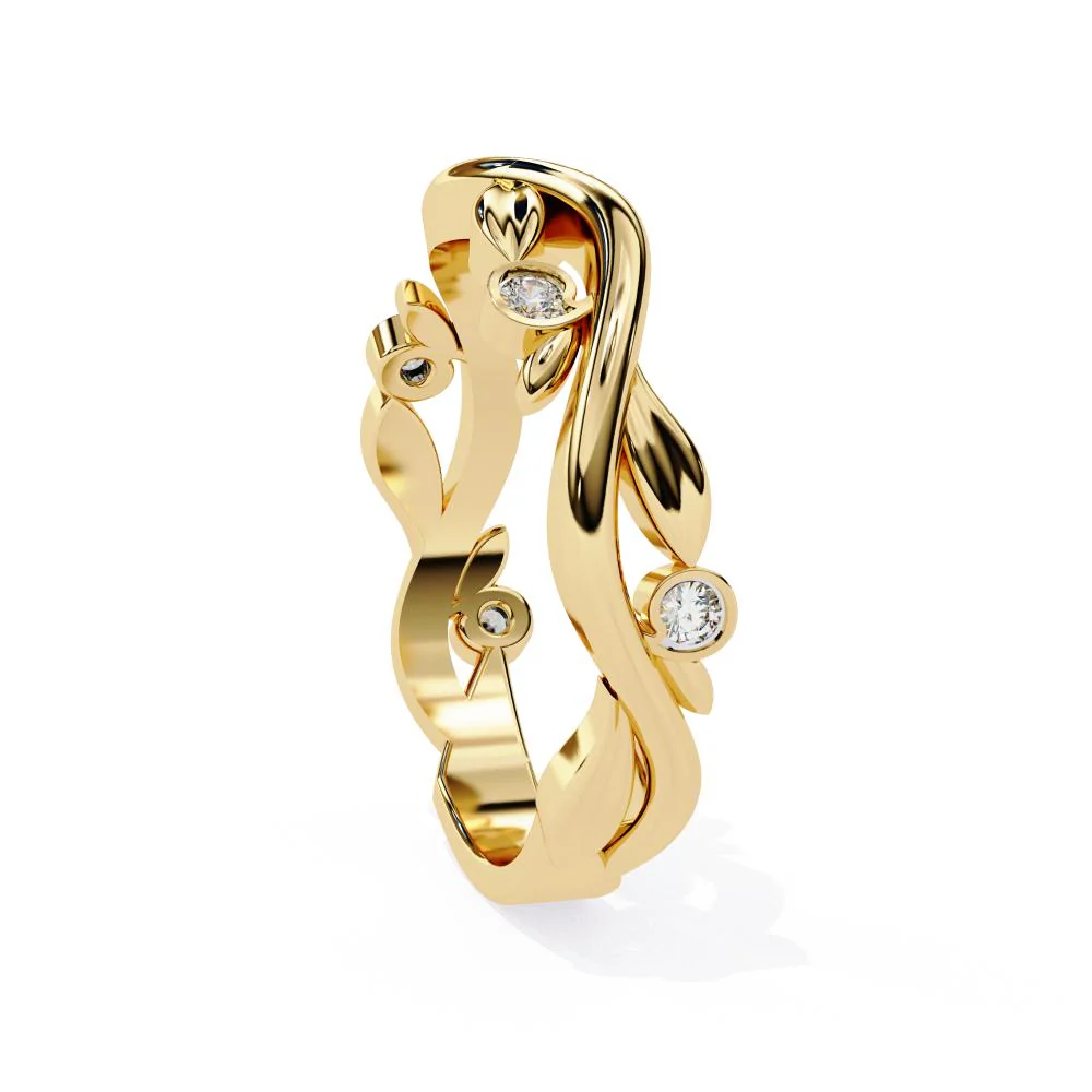 Unique Stackable Wedding Band - Image 6